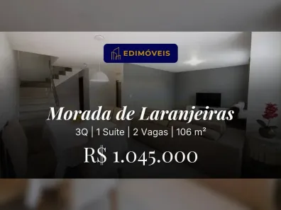 Casa com 3 Quartos à venda, 106m² no Morada de Laranjeiras, Serra