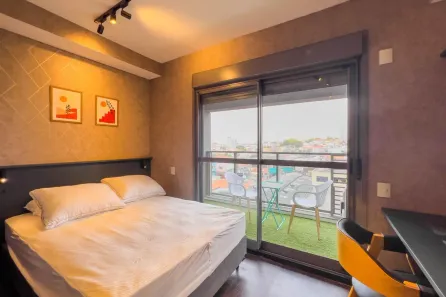 Apartamento com 1 Quarto para alugar, 25m² no Ipiranga, São Paulo