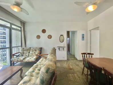 Apartamento com 3 Quartos para alugar, 90m² no Pitangueiras, Guarujá