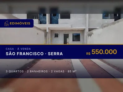 Casa com 3 Quartos à venda, 85m² no São Francisco, Serra