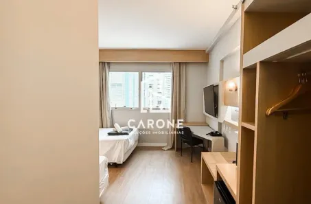 Apartamento com 1 Quarto para alugar, 25m² no Pompéia, Santos