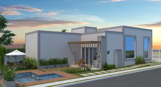 Casa de Condomínio com 3 Quartos à venda, 132m² no , Chapada dos Guimarães