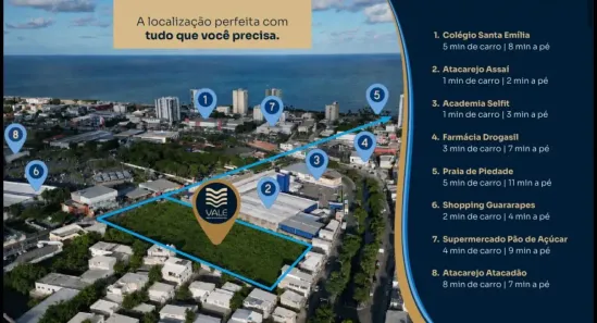 Apartamento com 2 Quartos à venda, 47m² no Prazeres, Jaboatão dos Guararapes