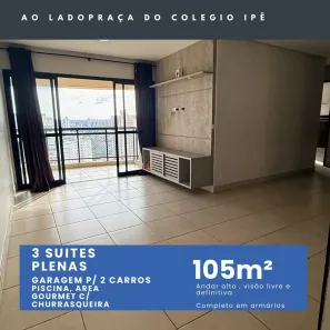 Apartamento com 3 Quartos à venda, 105m² no Setor Bueno, Goiânia