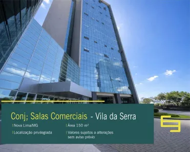 Sala Comercial à venda, 150m² no Vila da Serra, Nova Lima