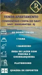 Apartamento com 2 Quartos à venda, 44m² no Sahy, Mangaratiba