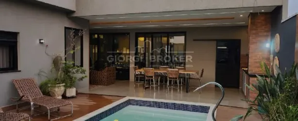Casa de Condomínio com 3 Quartos à venda, 305m² no Parque Residencial Damha VI, São José do Rio Preto