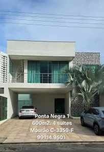 Sobrado com 4 Quartos à venda, 600m² no Ponta Negra, Manaus