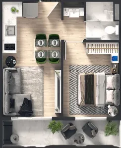 Apartamento com 1 Quarto à venda, 33m² no Vila Suzana, São Paulo
