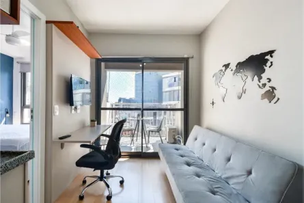 Apartamento com 1 Quarto à venda, 27m² no Vila Nova Conceição, São Paulo