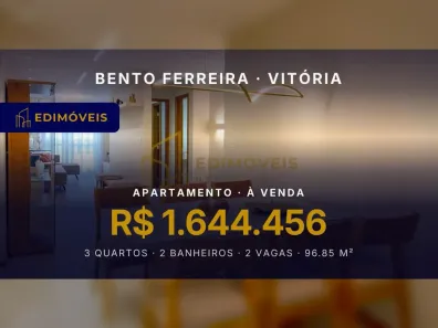 Apartamento com 3 Quartos à venda, 96m² no Bento Ferreira, Vitória