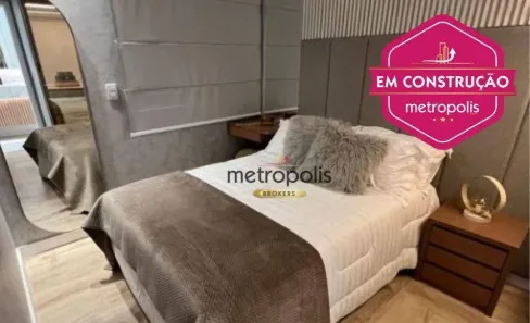 Apartamento com 2 Quartos à venda, 59m² no Vila Alzira, Santo André