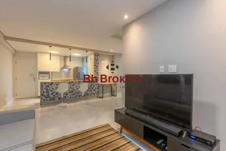 Apartamento com 1 Quarto para alugar, 74m² no Vila da Serra, Nova Lima
