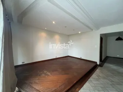 Apartamento com 3 Quartos para alugar, 146m² no José Menino, Santos