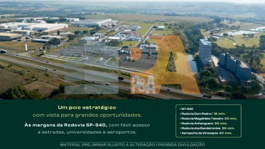 Lote/Terreno à venda, 1000m² no Residencial Haras Patente, Jaguariúna