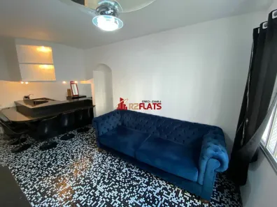Flat com 1 Quarto para alugar, 42m² no Indianópolis, São Paulo
