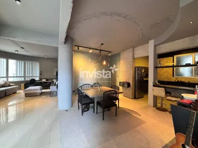 Apartamento com 3 Quartos à venda, 163m² no Gonzaga, Santos