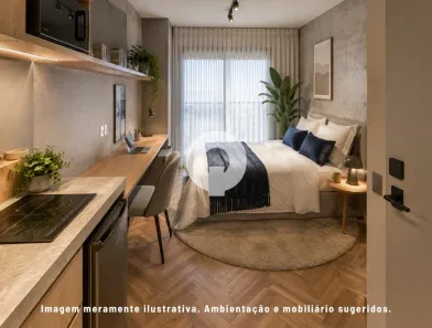 Apartamento com 1 Quarto à venda, 18m² no Prado Velho, Curitiba