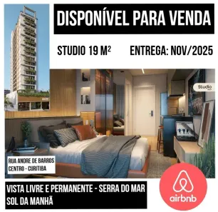 Apartamento com 1 Quarto à venda, 19m² no Centro, Curitiba