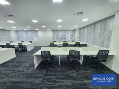 Sala Comercial para alugar, 172m² no Cidade Monções, São Paulo