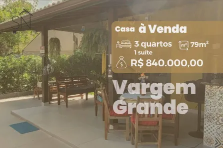 Casa com 3 Quartos à venda, 79m² no Vargem Grande, Rio de Janeiro
