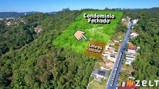 Lote/Terreno à venda, 1389m² no Velha, Blumenau