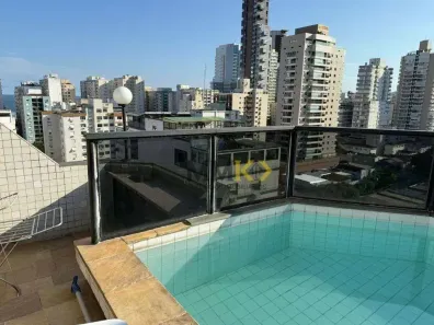 Cobertura com 1 Quarto à venda, 176m² no Pompéia, Santos
