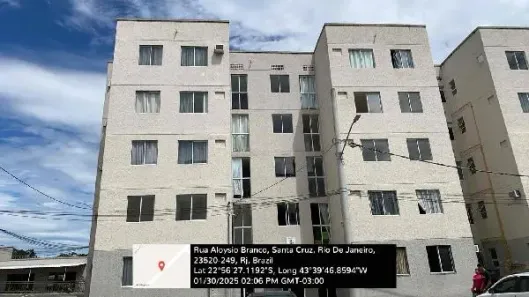 Apartamento com 2 Quartos à venda, 43m² no Santa Cruz, Rio de Janeiro