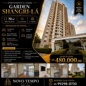 Apartamento com 2 Quartos à venda, 70m² no Jardim Califórnia, Cuiabá