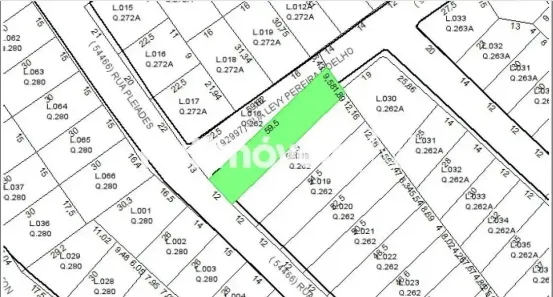 Lote/Terreno à venda, 696m² no Santa Lúcia, Belo Horizonte