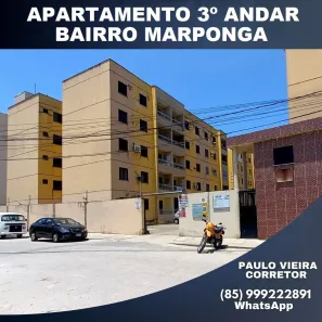 Apartamento com 3 Quartos à venda, 65m² no Itaperi, Fortaleza