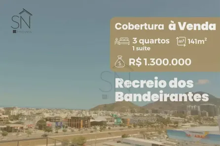 Cobertura com 3 Quartos à venda, 141m² no Recreio dos Bandeirantes, Rio de Janeiro