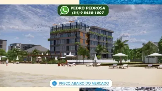 Flat com 1 Quarto à venda, 30m² no Porto de Galinhas, Ipojuca
