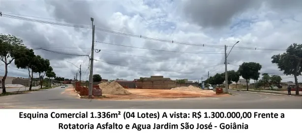 Lote/Terreno à venda, 1336m² no Jardim São José, Goiânia