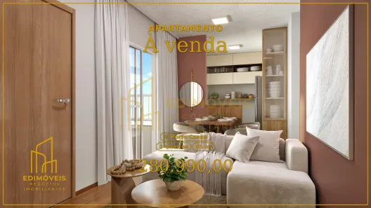 Apartamento com 2 Quartos à venda, 45m² no Porto Canoa, Serra