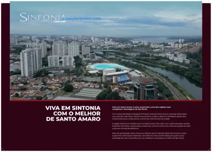 Apartamento com 3 Quartos à venda, 58m² no Santo Amaro, São Paulo
