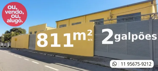 Galpão/Depósito/Armazém para alugar, 811m² no Vila Brasilândia, São Paulo