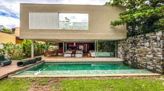 Casa de Condomínio com 6 Quartos para venda ou aluguel, 450m² no Baleia, São Sebastião