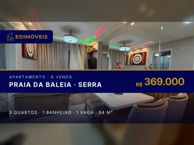 Apartamento com 3 Quartos à venda, 54m² no Praia da Baleia, Serra