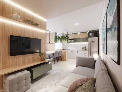 Apartamento com 2 Quartos à venda, 55m² no Vila Rosa, Goiânia