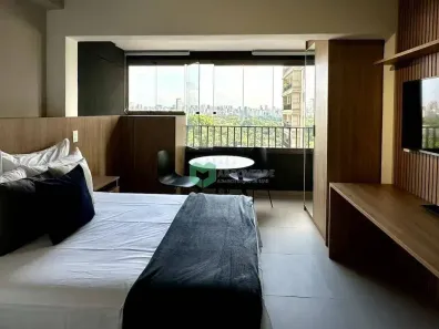 Apartamento com 1 Quarto para alugar, 27m² no Cerqueira César, São Paulo