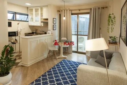 Flat com 1 Quarto para alugar, 48m² no Bela Vista, São Paulo
