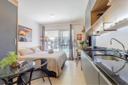 Apartamento com 1 Quarto para alugar, 26m² no Indianópolis, São Paulo