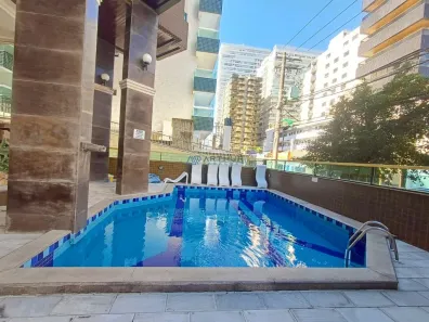 Apartamento com 2 Quartos para alugar, 70m² no Canto do Forte, Praia Grande