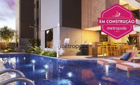 Apartamento com 2 Quartos à venda, 50m² no Centro, Santo André