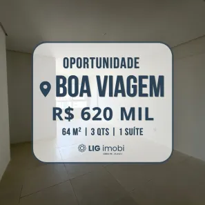 Apartamento com 3 Quartos à venda, 64m² no Boa Viagem, Recife