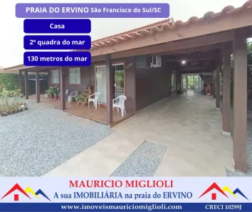 Casa com 3 Quartos à venda, 300m² no Praia do Ervino, São Francisco do Sul