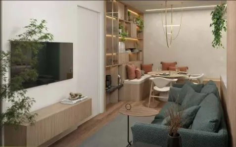 Apartamento com 2 Quartos à venda, 52m² no São Joaquim, Contagem