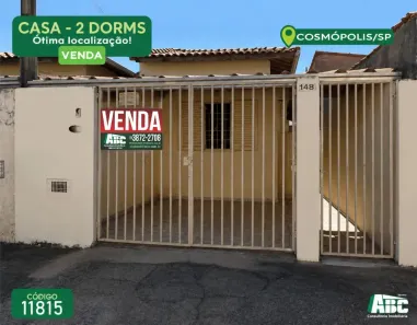 Casa com 2 Quartos à venda, 150m² no Recanto dos Colibris, Cosmópolis