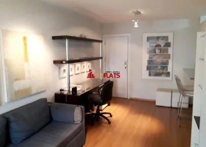 Flat com 1 Quarto para alugar, 45m² no Itaim Bibi, São Paulo